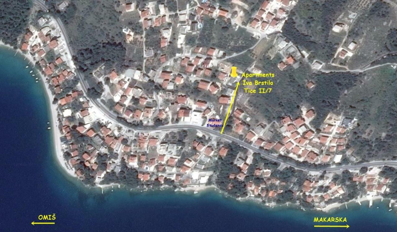Apartments Iva Brstilo Omiš Exterior foto
